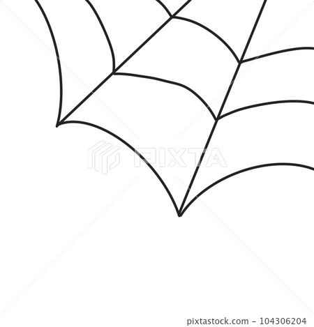 spider web halloween cartoon icon spider web halloween cartoon icon 104306204