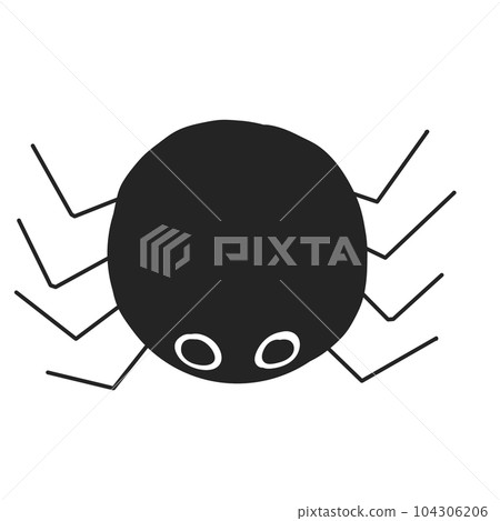 spider halloween cartoon icon spider halloween cartoon icon 104306206