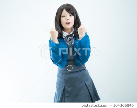 女高中生的可愛姿勢合集（舞蹈） 104306846