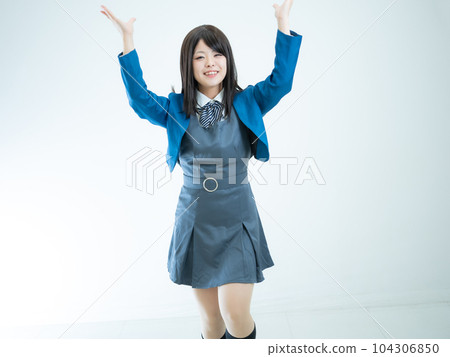 女高中生的可愛姿勢合集（舞蹈） 104306850