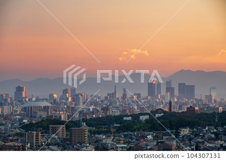 從Skyward Asahi看到的傍晚景色【愛知縣】 104307131