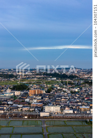 從Skyward Asahi看到的日落[愛知縣] 104307151