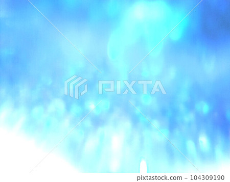 Light blue sparkling round bokeh gradation Light blue sparkling round bokeh gradation 104309190