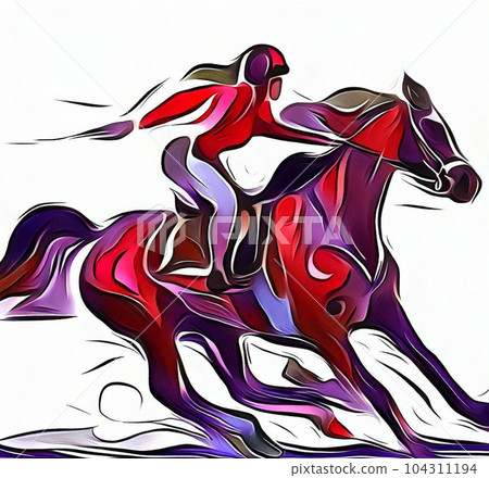 馬背上的女騎師 104311194