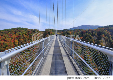紅葉九重夢大吊橋(2021年11月大分縣九重町) 紅葉九重夢大吊橋(2021年11月大分縣九重町) 104312056