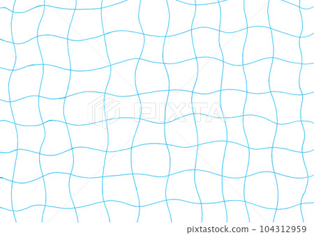Smooth hand-drawn wavy check pattern background blue Smooth hand-drawn wavy check pattern background blue 104312959