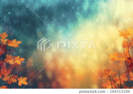 A blurred autumn windy sky abstract background 104313194