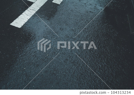 puddle, rain, rainy 104313234