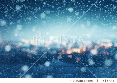 A blurred winter snowing sky abstract background A blurred winter snowing sky abstract background 104313283