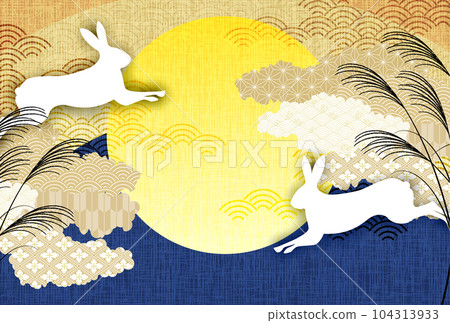 Moon viewing full moon background 104313933