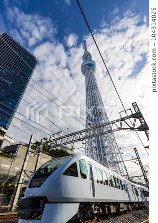 東武鐵道特急Spacia X、天空樹 104314025