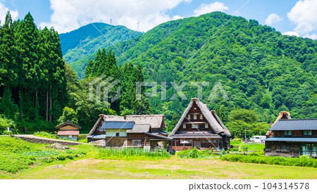 五箇山菅沼合掌造村(夏) 五箇山菅沼合掌造村(夏) 104314578