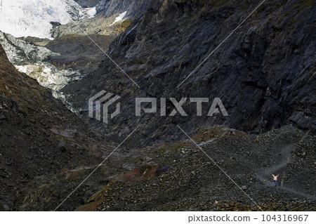 landscape of franz josef glacier one of most popular traveling destination in southland new zealand 104316967