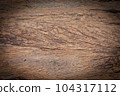 Old grunge dark textured wooden background , The surface of the old brown wood texture , top view teak wood paneling 104317112