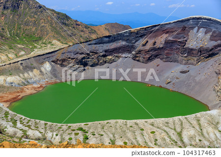 宮城藏王大間附近的風景，遊客熙熙攘攘 104317463