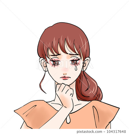 Woman crying Woman crying 104317648