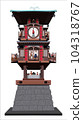Dogo Onsen Botchan Karakuri Clock in action 104318767