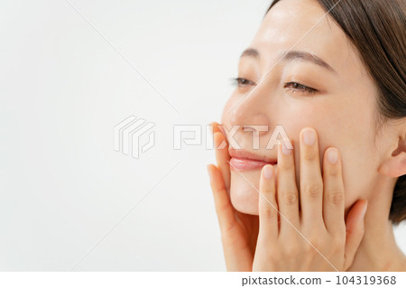 美容保濕裸肌女性 104319368