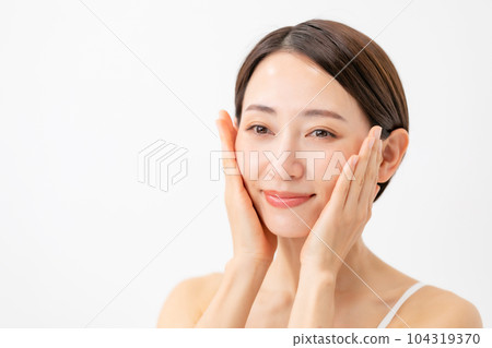 美容保濕裸肌女性 104319370