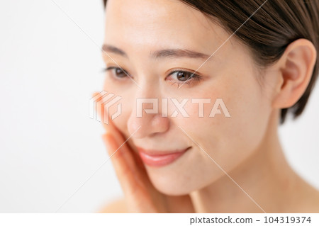 美容保濕裸肌女性 104319374
