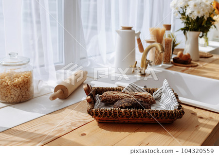Simple modern scandinavian style kitchen Simple modern scandinavian style kitchen 104320559