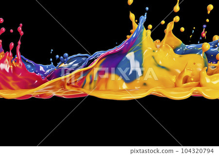 潑彩顏料“AI生成圖像” 104320794