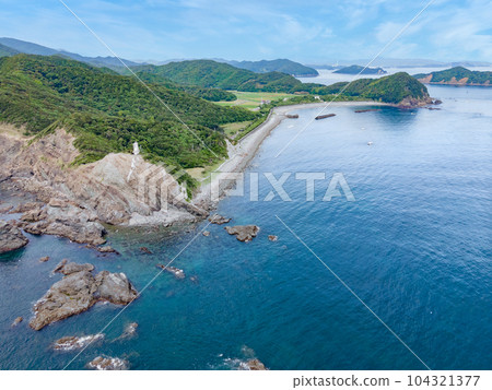 蒲田岬燈塔（德島縣阿南市） 四國的最西端 104321377
