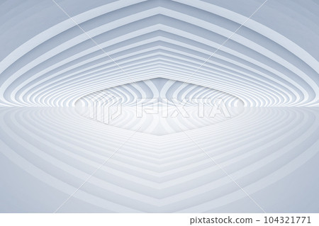 白色螺旋狀未來建築人造空間背景3D渲染 104321771