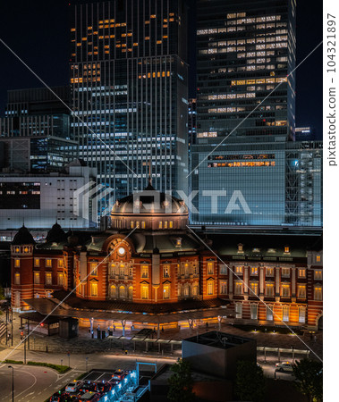 Tokyo Station Night view Tokyo Station Night view 104321897