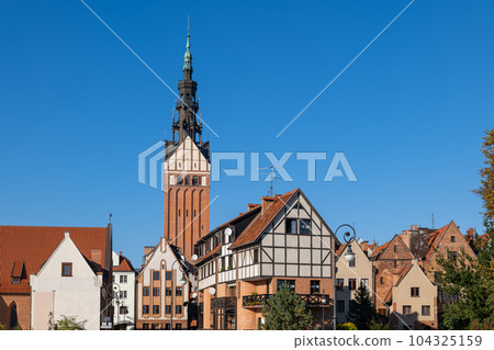 City Of Elblag Old Town Skyline In Poland 104325159