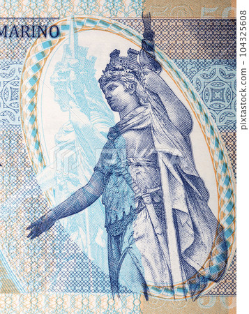 Statue of Liberty from money 104325608