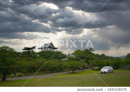 Matsumae Castle in Matsumae Town in Southern Hokkaido Matsumae Castle in Matsumae Town in Southern Hokkaido 104328070