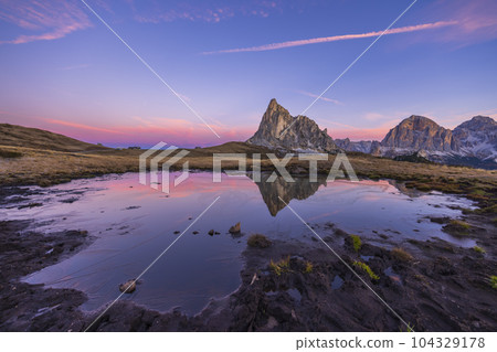 Giau Pass (Passo Giau), Dolomites Alps, South Tyrol, Italy 104329178