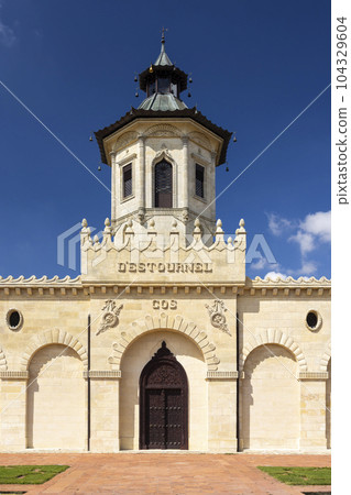Chateau Cos d'Estournel castle, Medoc, Bordeaux, Aquitaine, France 104329604