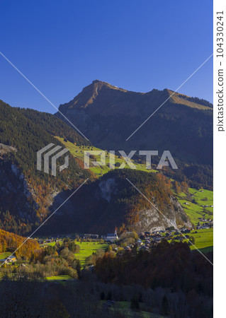 Typical landscape near Damuls, Bregenzer Wald, Bregenz district, Vorarlberg, Austria 104330241