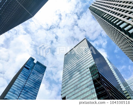 Building town and sky Building town and sky 104330518