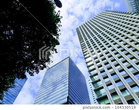 Vivil street and sky Vivil street and sky 104330519