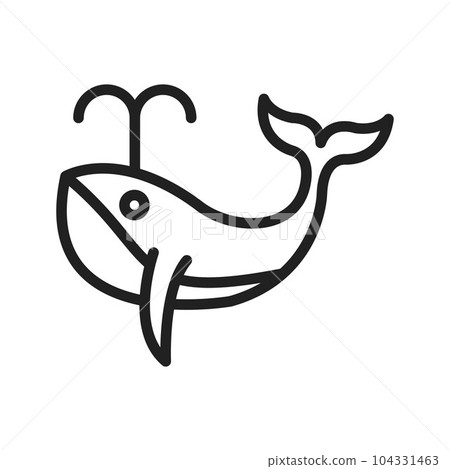 Whale Icon Image. Whale Icon Image. 104331463