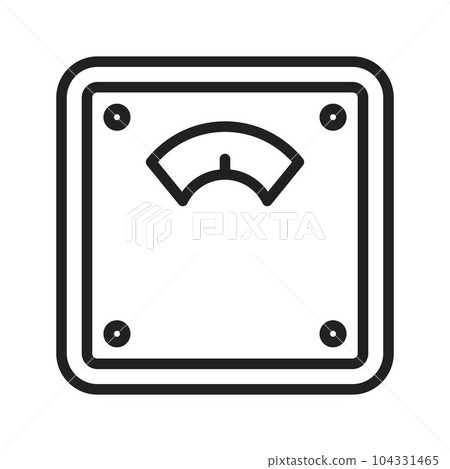 Weight Scale Icon Image. 104331465