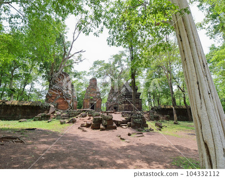Cambodia Koh Kay Ruins Prasat Pram Cambodia Koh Kay Ruins Prasat Pram 104332112