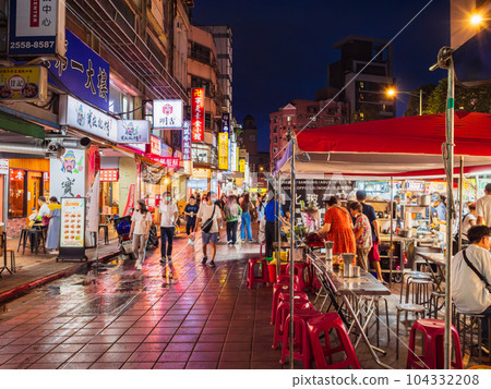 Ningxia Night Market, Taiwan *partially soft focus Ningxia Night Market, Taiwan *partially soft focus 104332208
