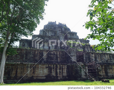Cambodia Kokear Remains Pyramid 104332746