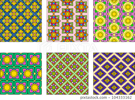 Thai traditional pattern 4 Thai traditional pattern 4 104333162