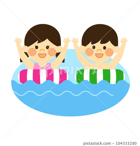 Boys and girls playing with Ukiwa Boys and girls playing with Ukiwa 104333280