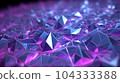 [Background material] Ground covered with crystals 104333388