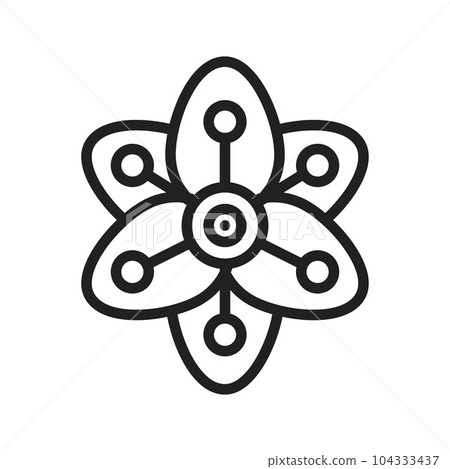 Tiger Lily Icon Image. Tiger Lily Icon Image. 104333437