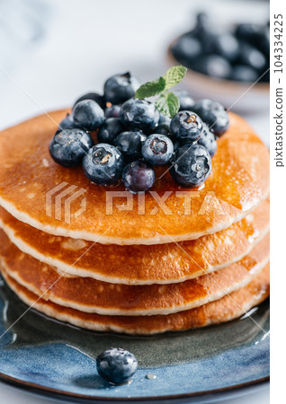 Homemade American Pancakes 104334225