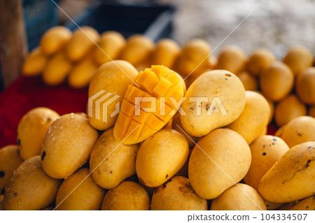 Mangos at the street market Mangos at the street market 104334507