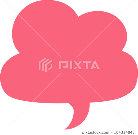 speech bubble balloon icon sticker memo keyword planner text box banner, flat png transparent element design 104334845