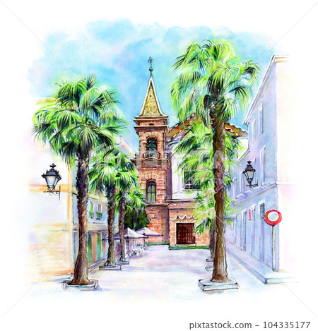 Cadiz street, Andalusia, Spain 104335177